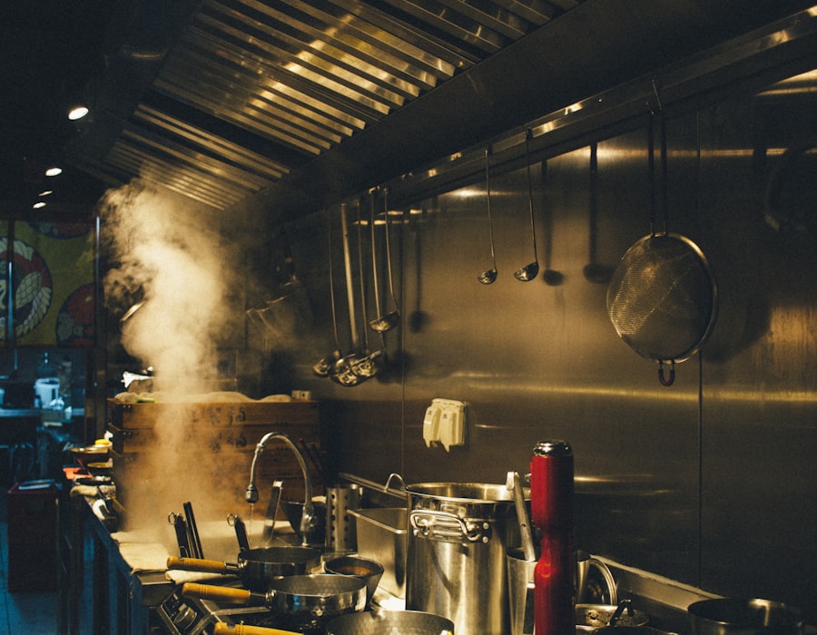 Stainless steel commercial kitchen reference