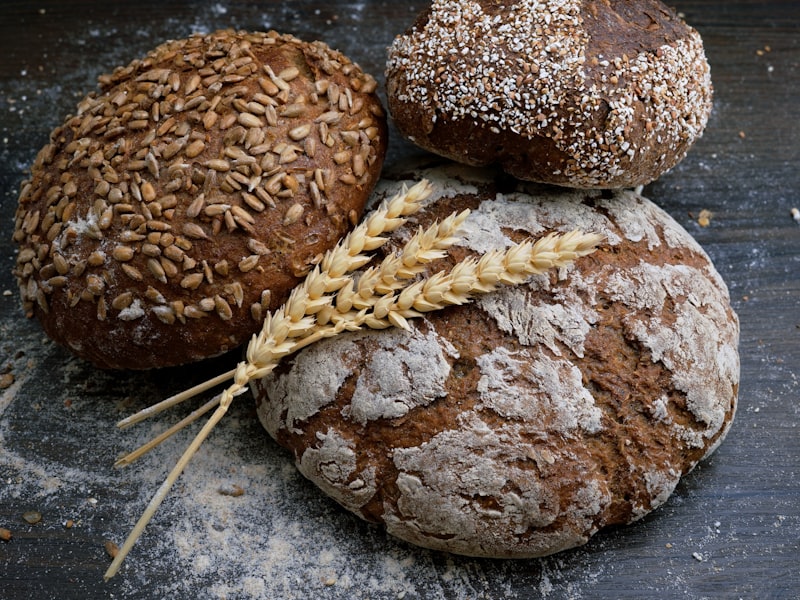 Artisan bakery bread loaves reference