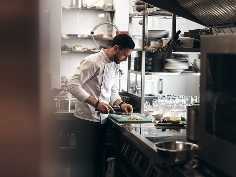 Professional restaurant kitchen reference